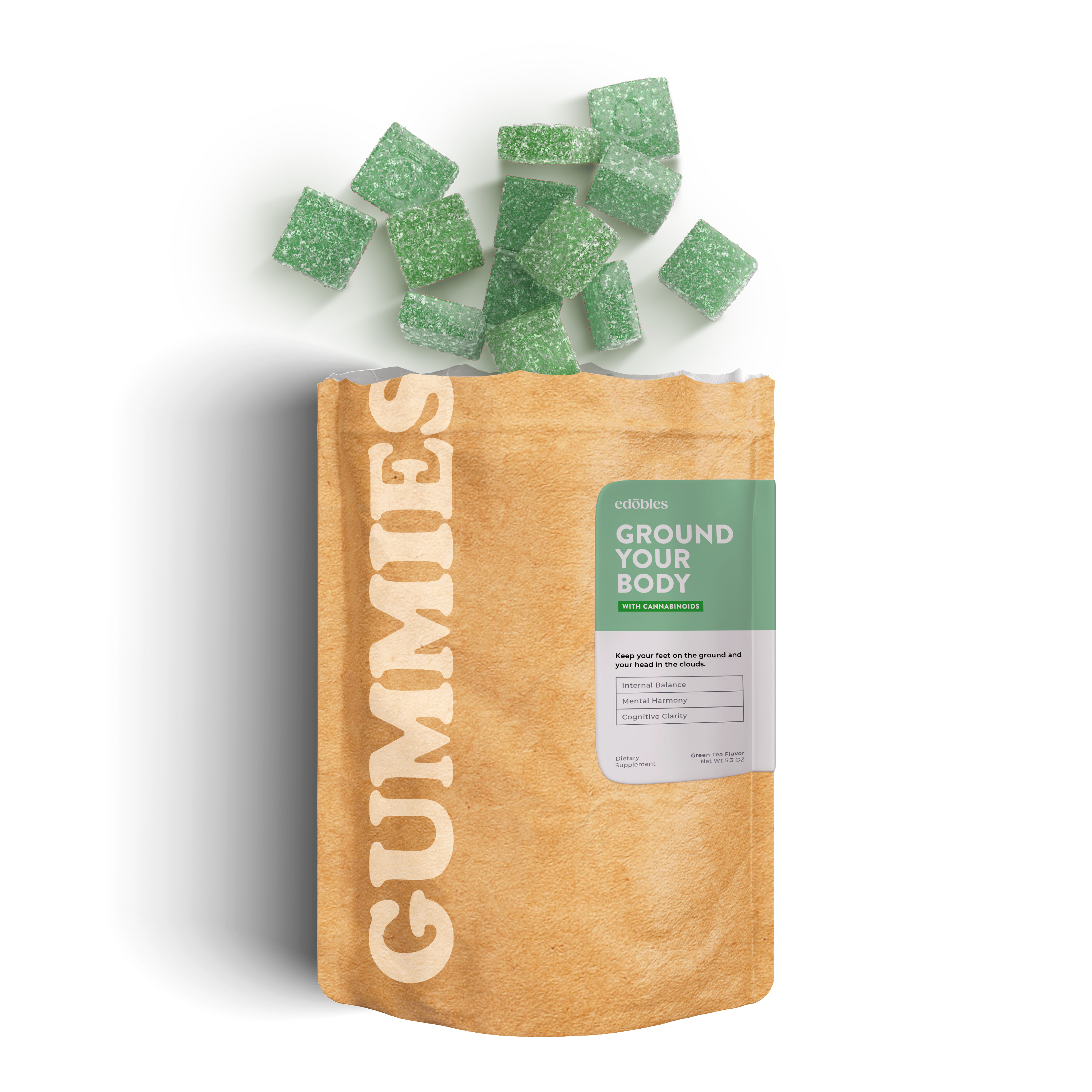 Ground Your Body Gummies - CBD, Mushrooms (10,500mg)