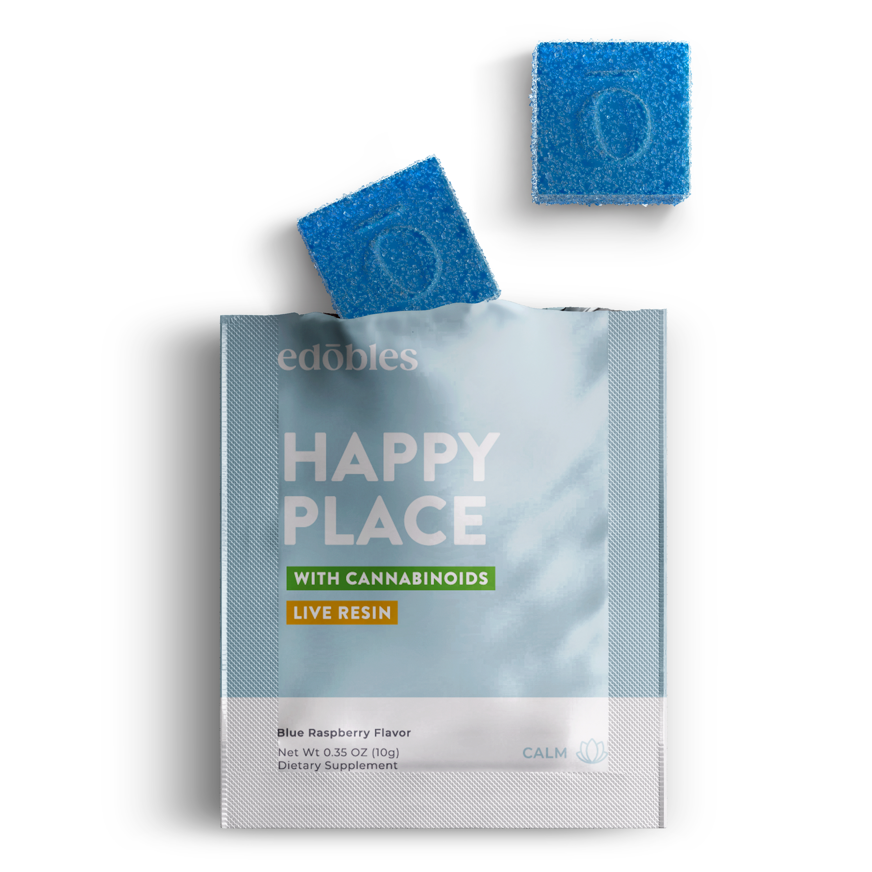 Happy Place Gummy Pouch - D8, Live Resin (50mg)