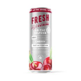 200mg Cherry THC Seltzer - D9 Nano - Fresh