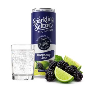 7mg Blackberry Lime THC Seltzer - Delta 9 - Fresh