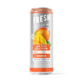 300mg Mango THC Seltzer - D8 Nano - Fresh