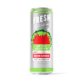 300mg Neon Green THC Seltzer - D8 Nano - Fresh
