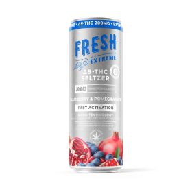 200mg Blueberry & Pomegranate THC Seltzer - D9 Nano - Fresh