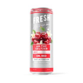 300mg Dr.Red THC Seltzer - D8 Nano - Fresh