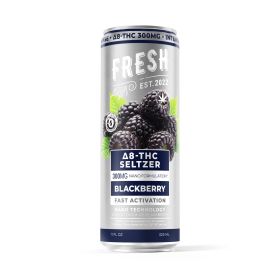 300mg Blackberry THC Seltzer - D8 Nano - Fresh