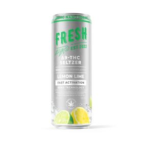 100mg Lemon Lime THC Seltzer - D9 Nano - Fresh