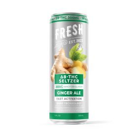 300mg Ginger Ale THC Seltzer - D8 Nano - Fresh
