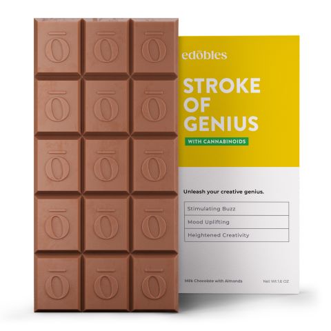 Stroke of Genius Chocolate - D9, HHC, CBD, THCV - Thumbnail 2
