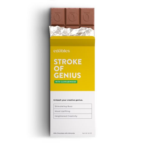 Stroke of Genius Chocolate - D9, HHC, CBD, THCV - Thumbnail 3