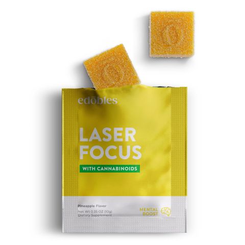 Laser Focus Gummy Pouch - D8, D10, HHC, CBD, CBG - Thumbnail 1