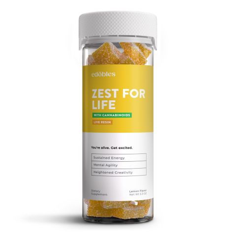 Zest for Life Gummies - D8, Live Resin - Thumbnail 1
