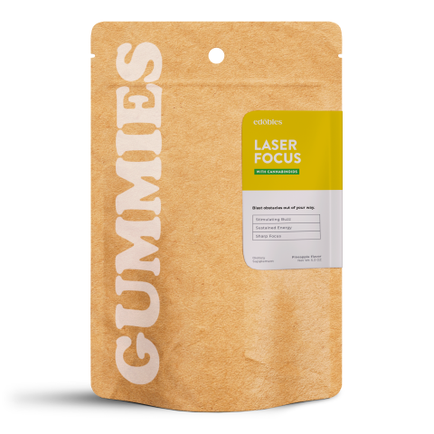 Laser Focus Gummies - D8, D10, HHC, CBD, CBG - Thumbnail 2