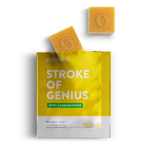 Stroke of Genius Gummy Pouch - D9, HHC, CBD, THCV - Thumbnail 1