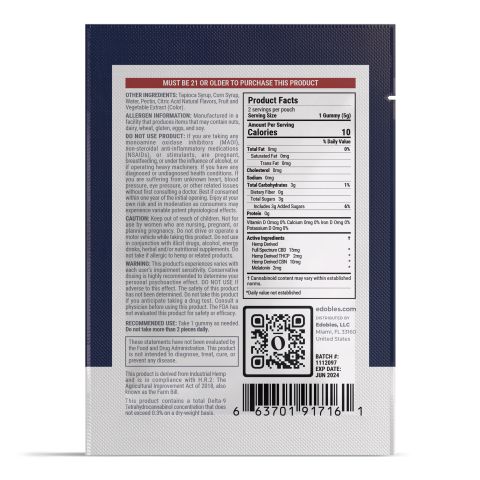 Lucid Dreams Gummy Pouch - THCP, CBD, CBN, Melatonin - Thumbnail 3