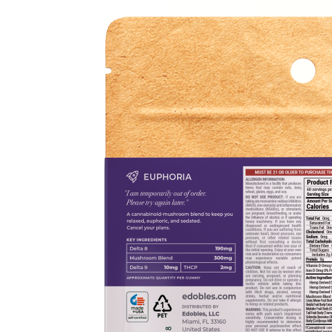 Out of Order Gummies - D8, D9, THCP, Mushrooms - Thumbnail 5