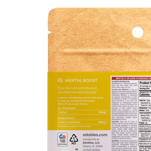 Zest for Life Gummies - D8, Live Resin - Thumbnail 5