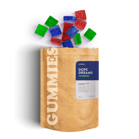Dope Dreams Gummies - D9, CBD, CBN, Melatonin - Thumbnail 1