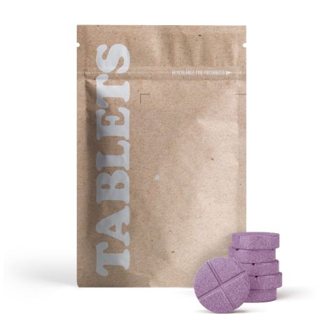 50mg CBD, Broad Spectrum CBD Nano Tablets - Grape - Thumbnail 2