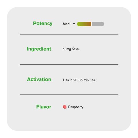 50mg Kava Nano Tablets - Raspberry - Thumbnail 6