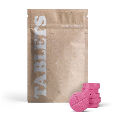 50mg CBD & Full Spectrum CBD Nano Tablets - Strawberry - Thumbnail 2