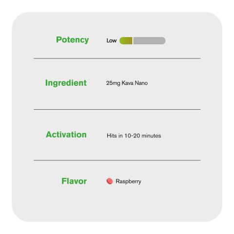 25mg - Kava Nano - Tablets - Raspberry - Thumbnail 6