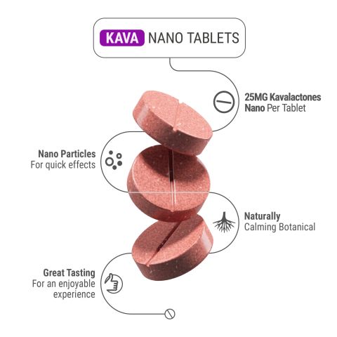 25mg - Kava Nano - Tablets - Raspberry - Thumbnail 5