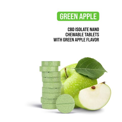 50mg CBD Nano Tablets - Green Apple - Thumbnail 4