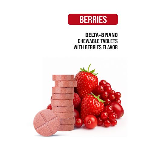50mg - D8 Nano - Tablets - Berries - Thumbnail 4
