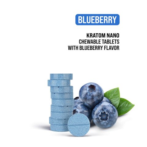 25mg Kratom Nano Tablets - Blueberry - Thumbnail 4
