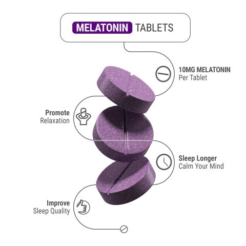 10mg Melatonin Tablets - Blueberry - Thumbnail 5