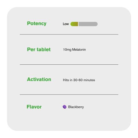 10mg Melatonin Tablets - Blueberry - Thumbnail 6