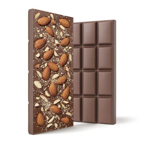 1,200mg Choco Chill (Milk Chocolate & Almonds) Bar - Delta 8 - Thumbnail 3