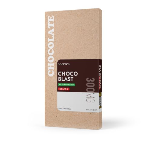 300mg Choco Blast (Dark Chocolate) Bar - Delta 9 - Thumbnail 2