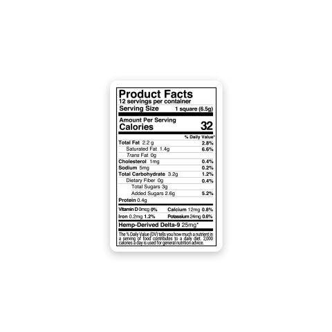 300mg Choco Blast (Milk Chocolate) Bar - Delta 9 - Thumbnail 5