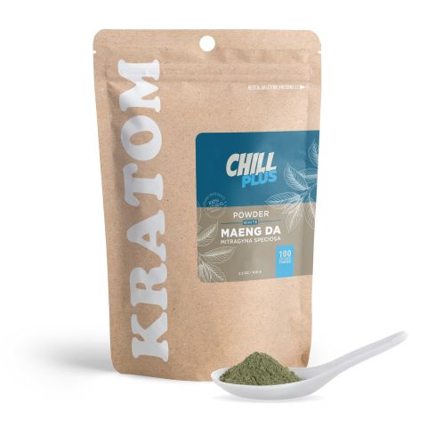 100g Kratom Powder - White Maeng Da - Chill Plus - Thumbnail 1