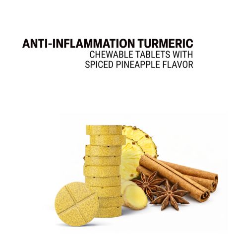 Anti-Inflammation Turmeric Tablets - Black Pepper, Boswellia, Ginger, Turmeric - Thumbnail 4
