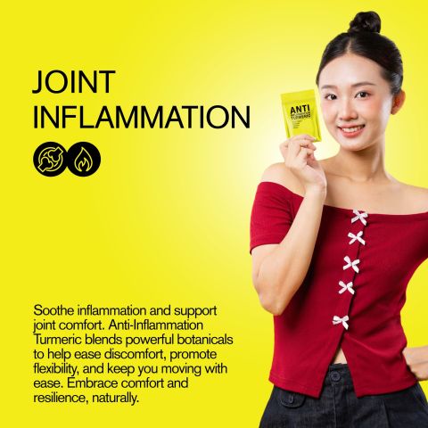 Anti-Inflammation Turmeric Tablets - Black Pepper, Boswellia, Ginger, Turmeric - Thumbnail 6