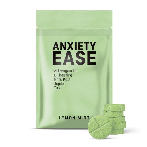 Anxiety Ease Tablets - Ashwagandha, Gotu Kola, Jujube, L-Theanine, Tulsi - Thumbnail 2