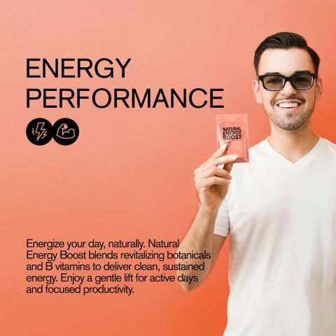 Natural Energy Boost Tablets - Amla, Astragalus, Green Tea, Panax, Rhodiola - Thumbnail 5