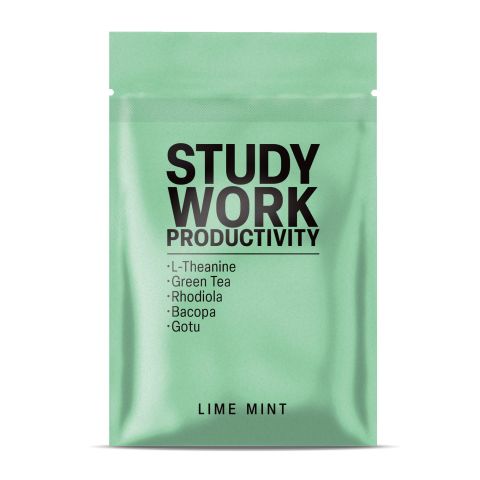 Study Work Productivity Tablets - Bacopa, Gotu, Green Tea, L-Theanine, Rhodiola - Thumbnail 3