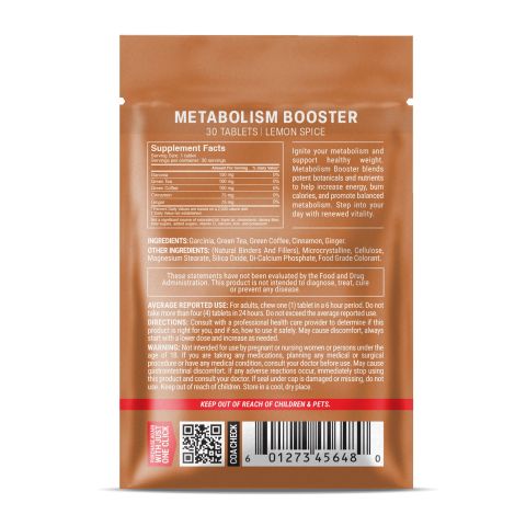 Metabolism Booster Tablets - Cinnamon, Garcinia, Ginger, Green Coffee, Green Tea - Thumbnail 8