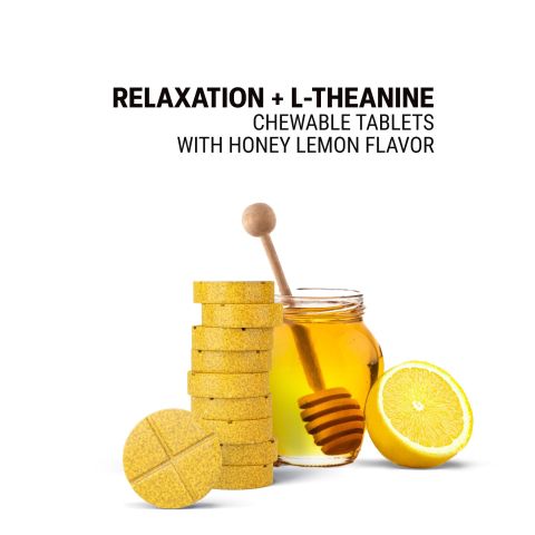Relaxation + L-Theanine Tablets - Ashwagandha, Chamomile, Jujube, L-Theanine, Tulsi - Thumbnail 4
