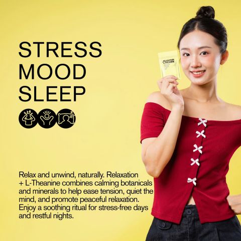 Relaxation + L-Theanine Tablets - Ashwagandha, Chamomile, Jujube, L-Theanine, Tulsi - Thumbnail 6