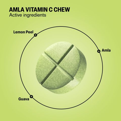 Amla Vitamin C Tablets - Amla, Guava, Lemon Peel - Thumbnail 5
