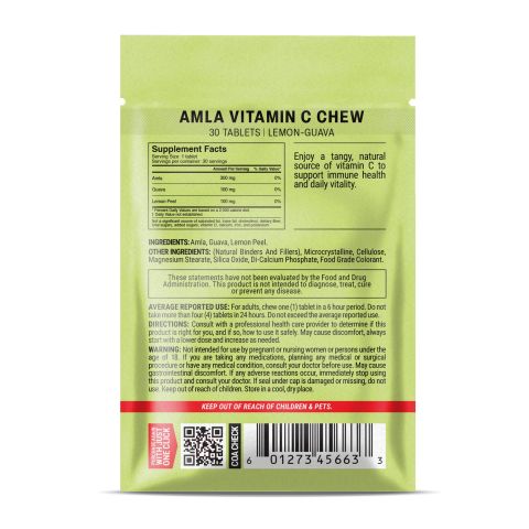 Amla Vitamin C Tablets - Amla, Guava, Lemon Peel - Thumbnail 8
