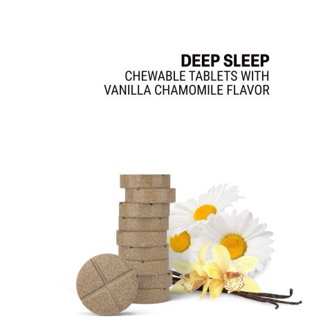 Deep Sleep Tablets - Ashwagandha, Chamomile, Jujube, L-Theanine, Tulsi - Thumbnail 4