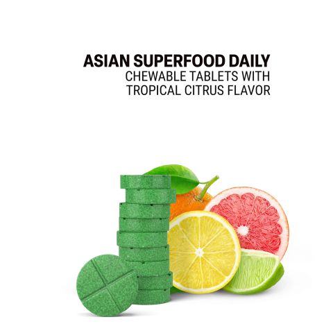 Asian Superfood Daily Tablets - Amla, Goji, Green Tea, Moringa, Turmeric - Thumbnail 4