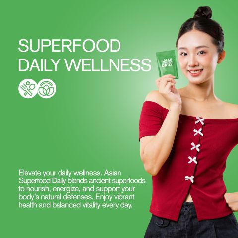 Asian Superfood Daily Tablets - Amla, Goji, Green Tea, Moringa, Turmeric - Thumbnail 6