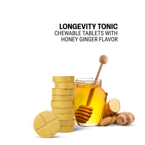 Longevity Tonic Tablets - Amla, Ashwagandha, Astragalus, Panax, Turmeric - Thumbnail 4