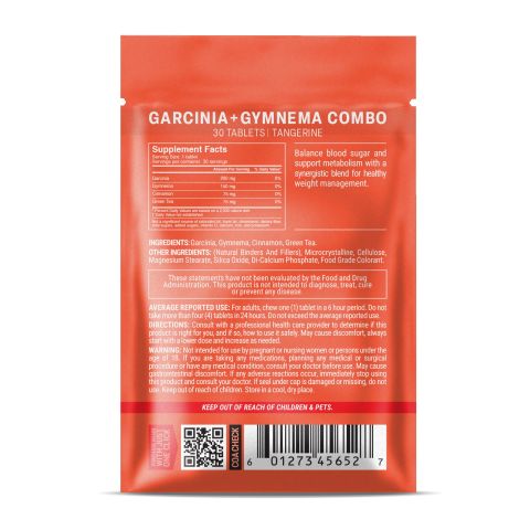 Garcinia + Gymnema Combo Tablets - Cinnamon, Garcinia, Green Tea, Gymnema - Thumbnail 8